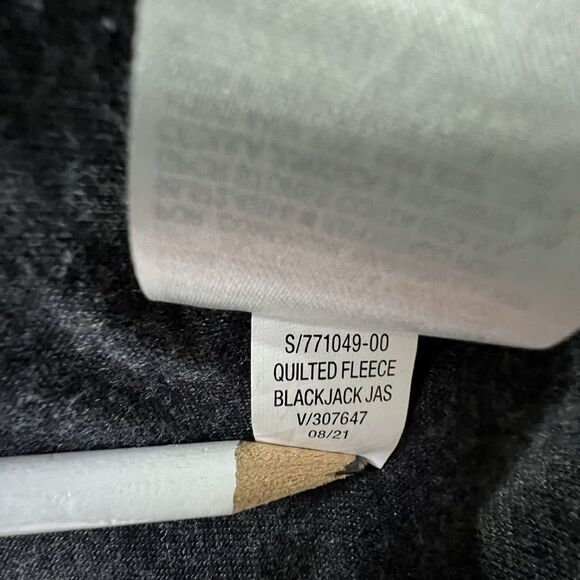 Boy’s XL 14-16 Warm Jacket Hood Packets Gray Double Cotton Jersey Full Zip - Picture 13 of 14